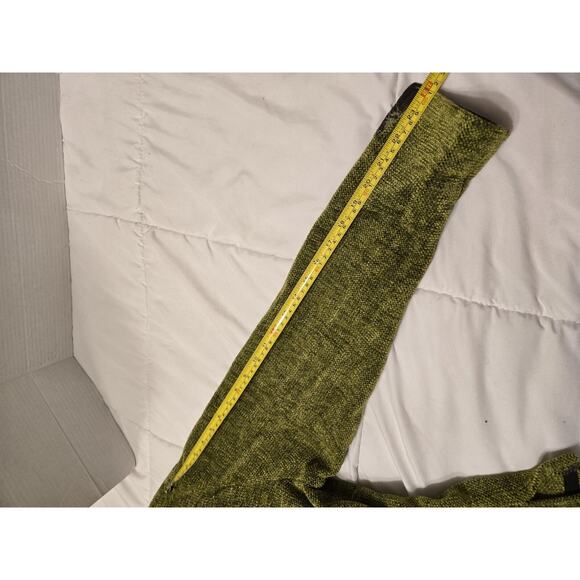 Vtg Fiber Artist LYNN YARRINGTON M Rust Chenille Blazer Green Holiday Festive - Picture 10 of 10